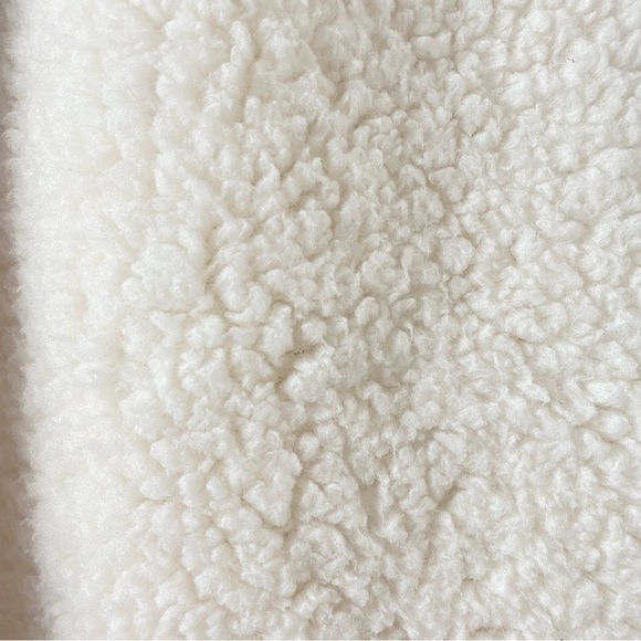 Cali 1850 Los Angeles Ivory Faux Fur Soft Winter Furry Sweatpants Sz L - Picture 7 of 12